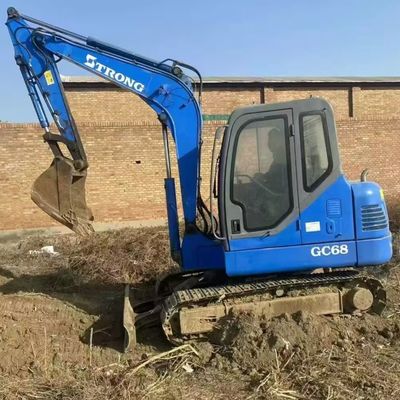 35.5kW کرولر استفاده شده ماشین آلات ساختمانی حفاری دست دوم TRONG GC68