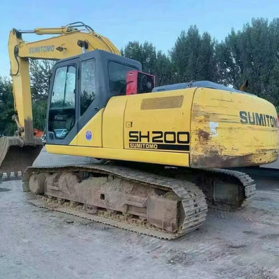 SUMITOMO SH200 استفاده شده Excavator خزنده 103kW تجهیزات حفاری مصرف کم