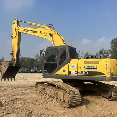 24600kg SUMITOMO SH240 استفاده شده حفاری حفاری دست دوم برای ساخت و ساز
