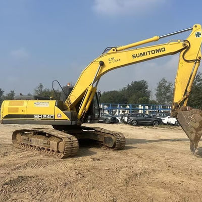 24600kg SUMITOMO SH240 استفاده شده حفاری حفاری دست دوم برای ساخت و ساز