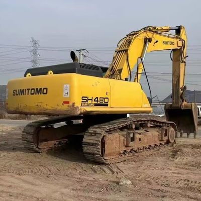 تجهیزات ساختمانی استفاده شده حفاری بزرگ SUMITOMO SH480 برای دستکاری مواد