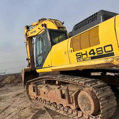 تجهیزات ساختمانی استفاده شده حفاری بزرگ SUMITOMO SH480 برای دستکاری مواد