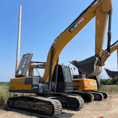 89KW حفاری هیدرولیک استفاده شده XCMG XE215 تجهیزات سنگین ساختمانی دست دوم