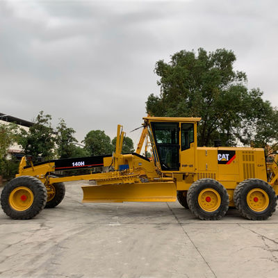 ساخت و ساز استفاده شده Caterpillar Grader CAT 140H Motor Grader 250HP عملکرد بالا