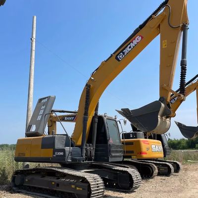 1950 rpm استفاده شده XCMG Excavator XCMG215 تجهیزات حرکت زمین قدیمی 21450 کیلوگرم